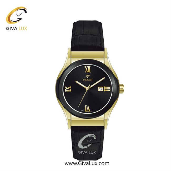 ساعت مچی اورجینال زنانه ویولت VIOLET مشکی-طلایی | مشکی| مشکی| کد رفرنس 0565/2